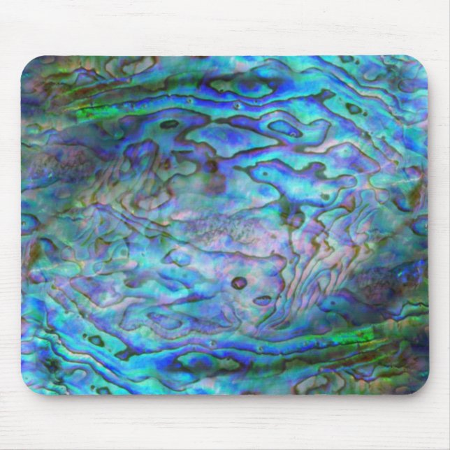 NEW ZEALAND KIWI PAUA MOUSE MAT (Front)