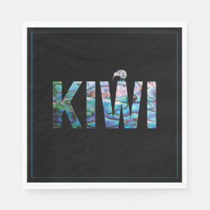 NEW ZEALAND KIWI PAUA NAPKIN