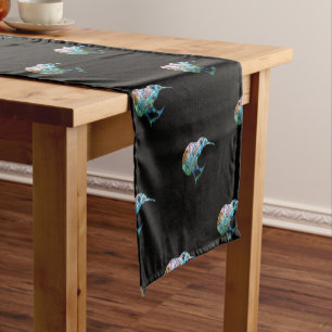 NEW ZEALAND KIWI PAUA SHORT TABLE RUNNER