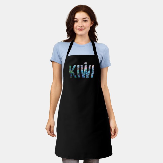 NEW ZEALAND KIWI PAUA STANDARD APRON (Worn)