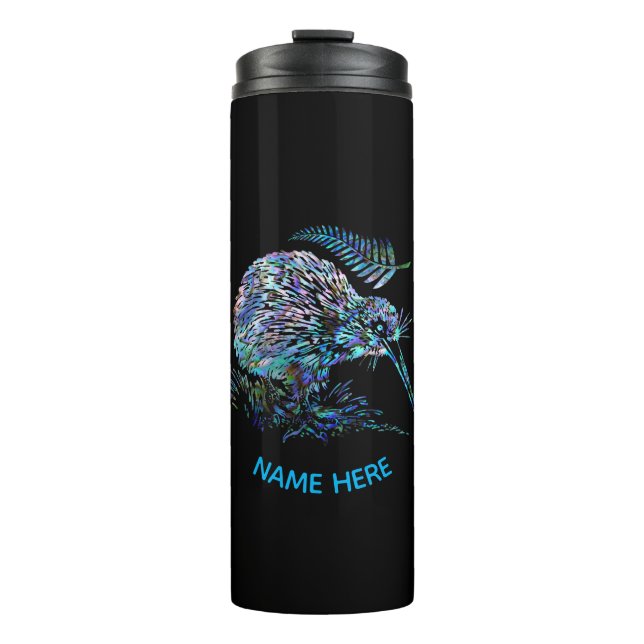 NEW ZEALAND KIWI PAUA THERMAL TUMBLER (Front)
