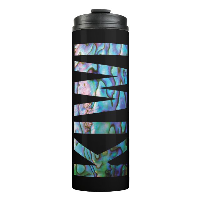 NEW ZEALAND KIWI PAUA THERMAL TUMBLER (Front)