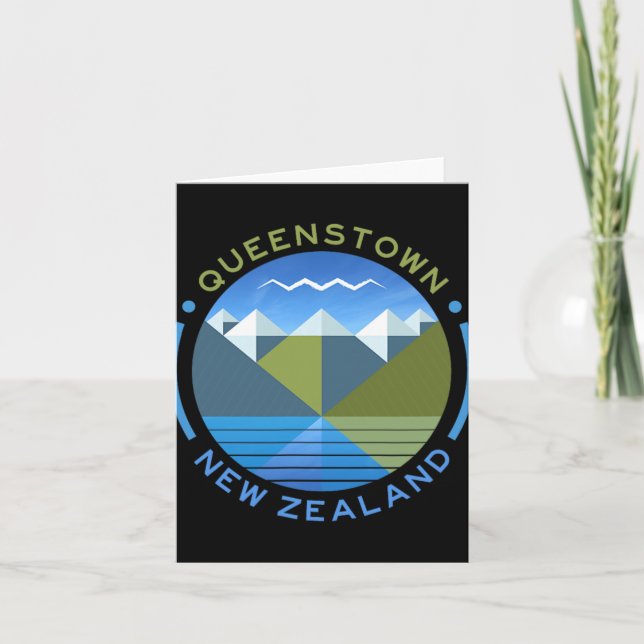 New Zealand Kiwi Queenstown  Card (Front)