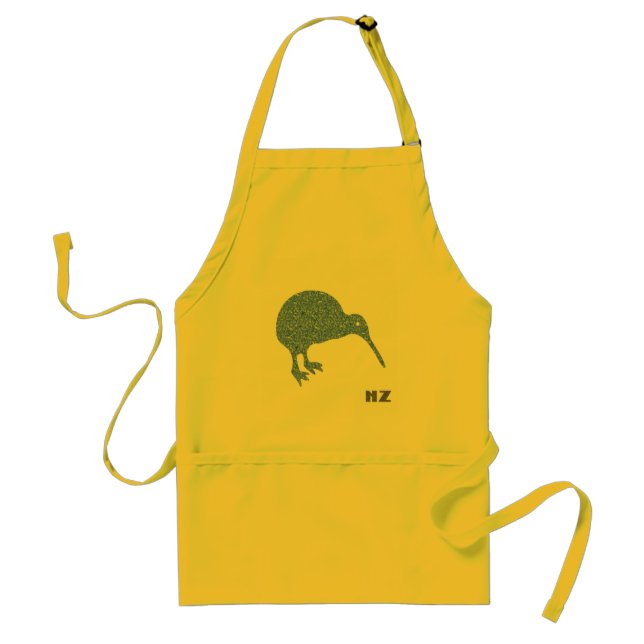 New Zealand Kiwi Yellow Apron (Front)
