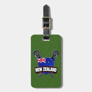 New Zealand Lacrosse Luggage Tag Template