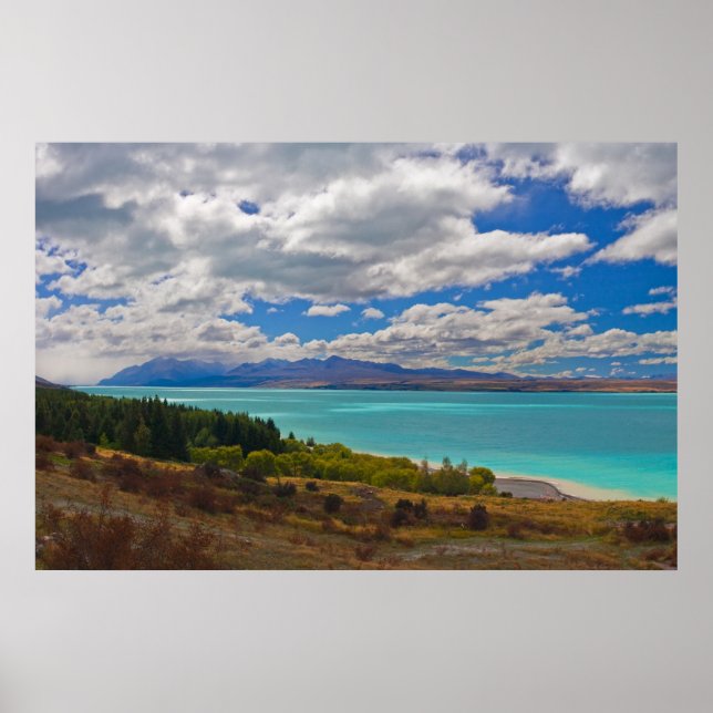 New Zealand: Lake Pukaki Poster (Front)