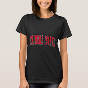 New Zealand Lover Proud Kiwis Souvenir Waiheke Isl T-Shirt