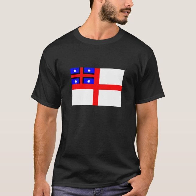 New Zealand Maori Flag T-Shirt (Front)