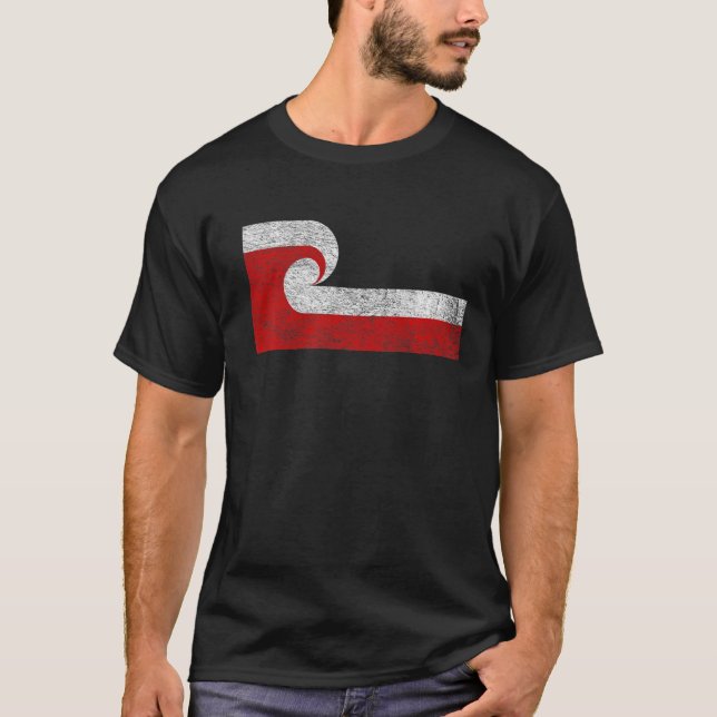 NEW ZEALAND MAORI FLAG TINO RANGATIRATANGA T-Shirt (Front)