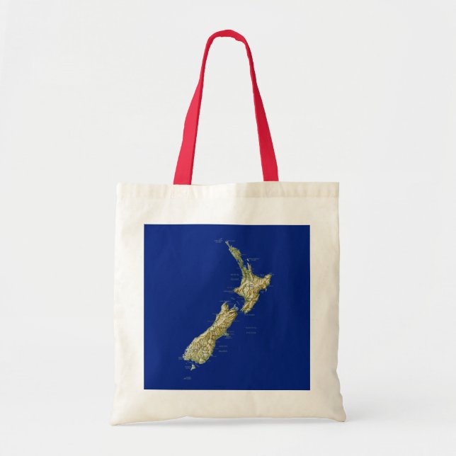 New Zealand Map Bag (Front)