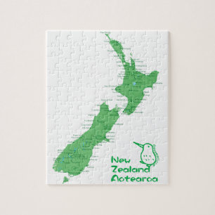New Zealand Map Jigsaw Puzzle