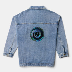 NEW ZEALAND MAP KORU PAUA DENIM JACKET