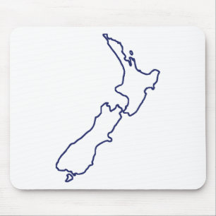 New Zealand Map Mouse Mat