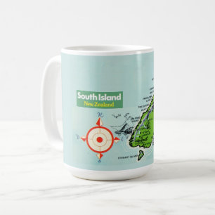 New Zealand Map Mug