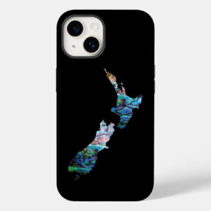 NEW ZEALAND MAP SIMPLE PAUA Case-Mate iPhone CASE