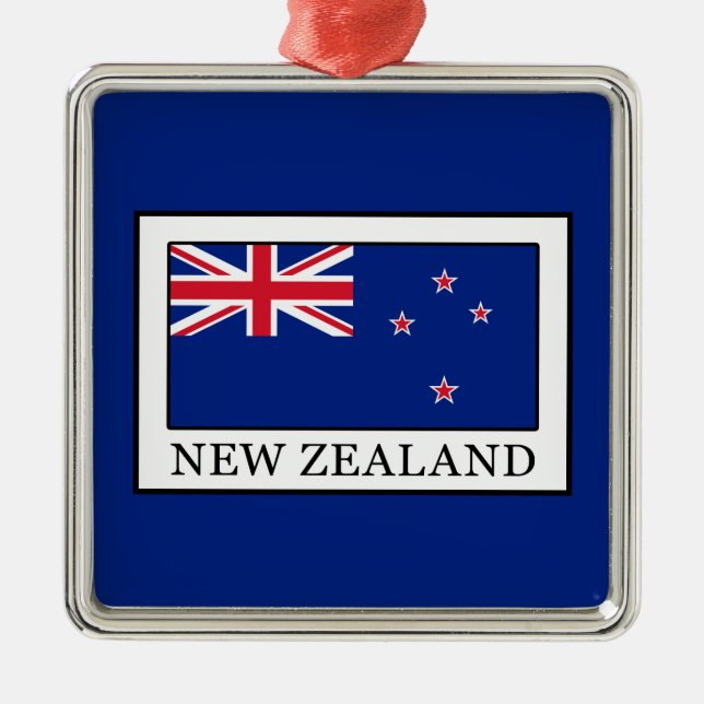 New Zealand Metal Tree Decoration (Front)