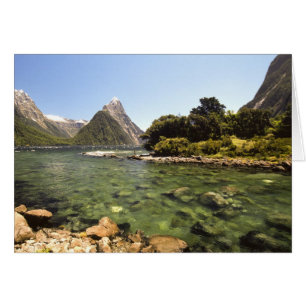New Zealand, Mitre Peak, & Bowen River entering