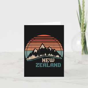 New Zealand Mountain Hiking Gift New Zealand  Card