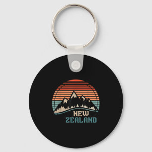 New Zealand Mountain Hiking Gift New Zealand Key Ring