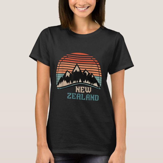 New Zealand Mountain Hiking Gift New Zealand  T-Shirt (Front)