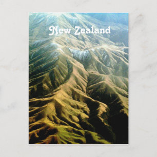 New Zealand Mountains Postcard