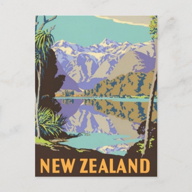 New Zealand Mountian Postcard (Front)