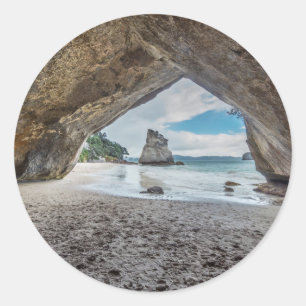 New Zealand, North Island, Coromandel Peninsula Classic Round Sticker