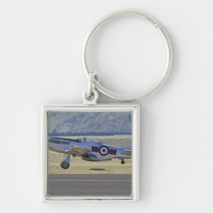 New Zealand, Otago, Wanaka, Warbirds Over 4 Key Ring