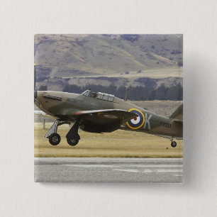 New Zealand, Otago, Wanaka, Warbirds Over 6 15 Cm Square Badge
