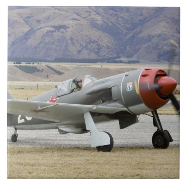 New Zealand, Otago, Wanaka, Warbirds Over 7 Tile (Front)