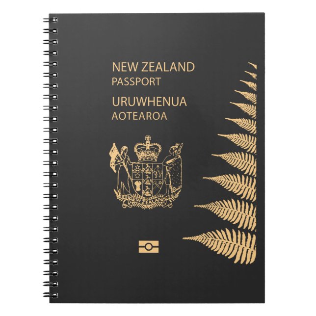 New Zealand passport cover      Notebook (Front)