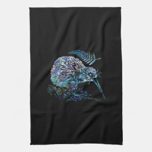 NEW ZEALAND PAUA KIWI TEA TOWEL