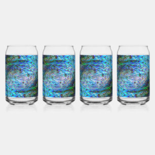 NEW ZEALAND PAUA SHELL CAN GLASS