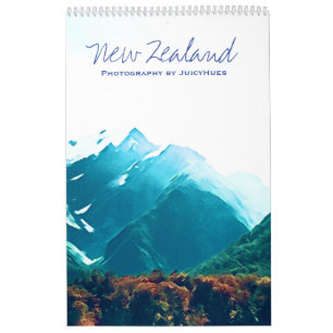 New Zealand photography beautiful scenery Calendar