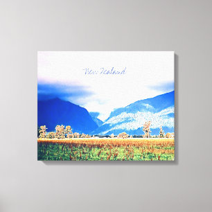 New Zealand photography Fox Glacier Canvas Print