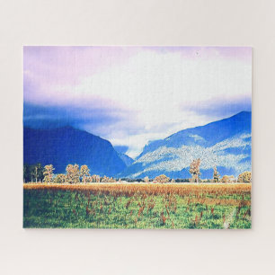 New Zealand photography Fox Glacier Jigsaw Puzzle