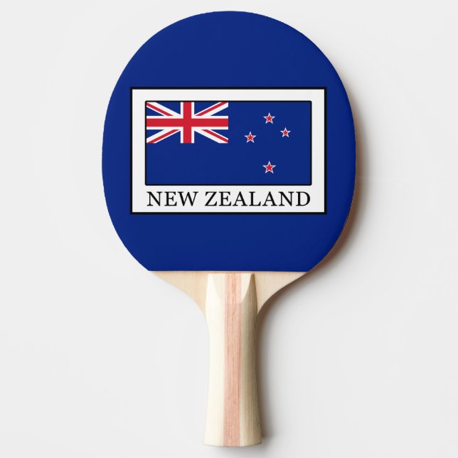 New Zealand Ping Pong Paddle (Front)