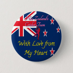 New Zealand.png 6 Cm Round Badge