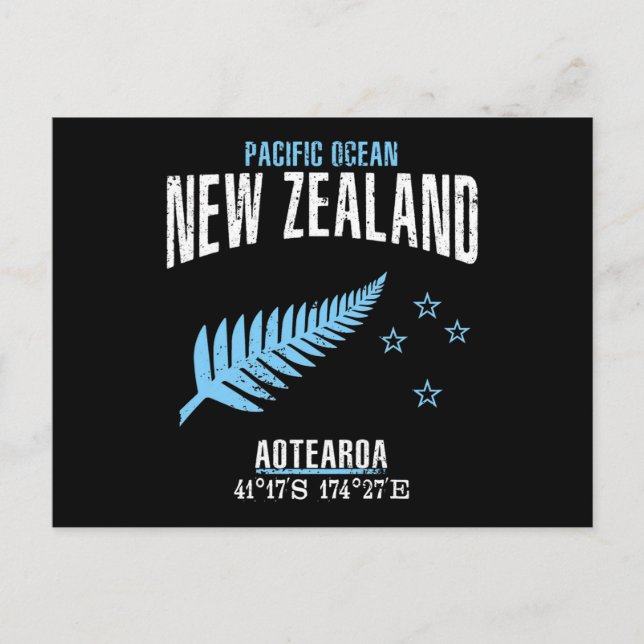 New Zealand Postcard (Front)