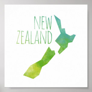 New Zealand Poster