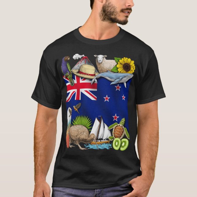 New Zealand Pride funny T-Shirt (Front)