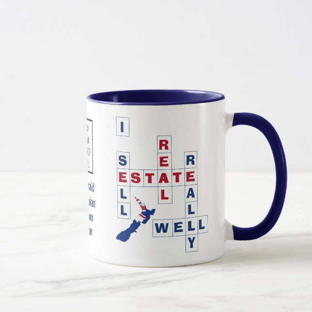 NEW ZEALAND Real Estate LOGO Realtor Mug (Right)