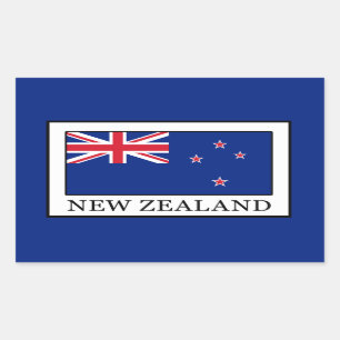 New Zealand Rectangular Sticker