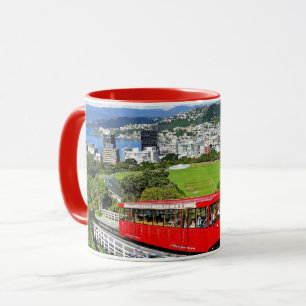 New Zealand, Red Cable Car Mug