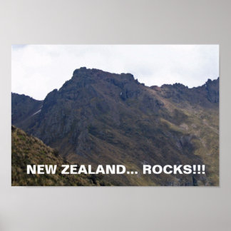New Zealand Rocks-Poster Poster