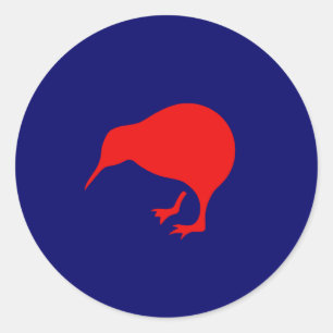 new zealand roundel kiwi low visibility classic round sticker
