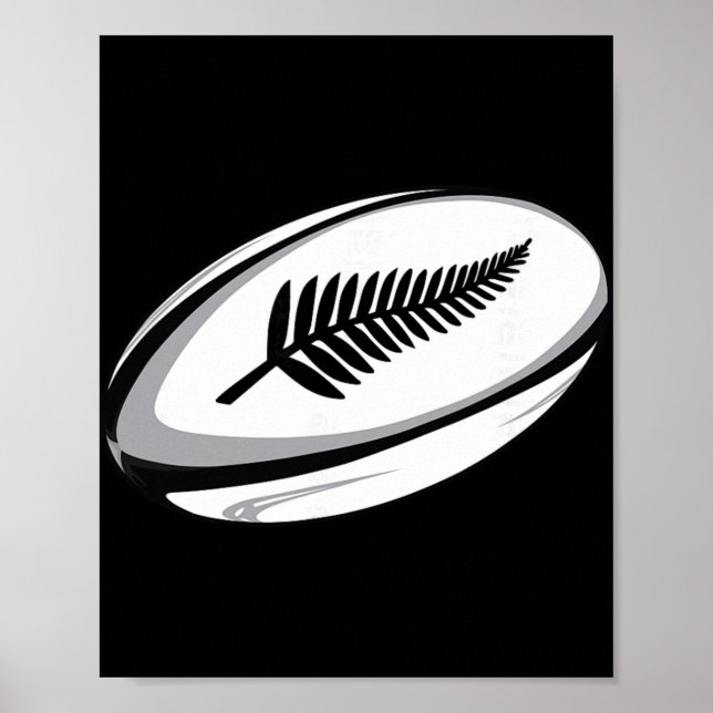 New Zealand Rugby Jersey  Poster (Front)