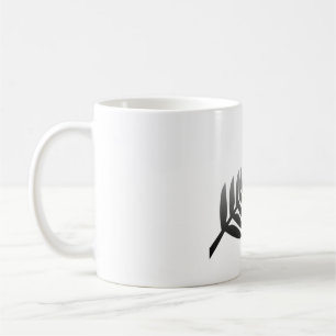 New Zealand Rugby T Silver Fern Graphic for Rugby Coffee Mug