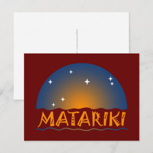 New Zealand Seven Sisters Maori MATARIKI 1b Postcard