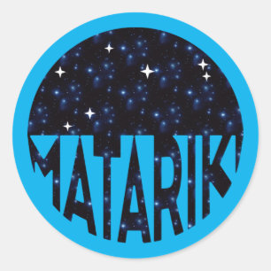 New Zealand Seven Sisters Maori MATARIKI 2b Classic Round Sticker